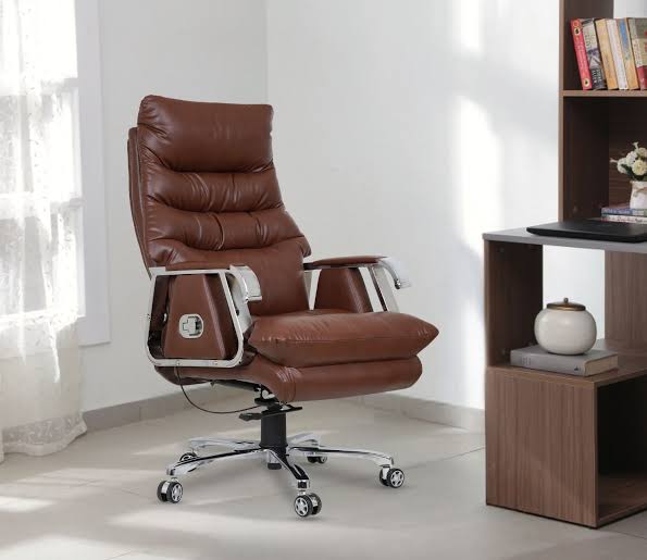 Brown Office Revolving Chair